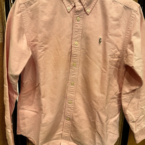 Ralph Lauren Pink Oxford Button Down—Size 14 This one is not slim fit. Relaxed. - Picture 2 of 6
